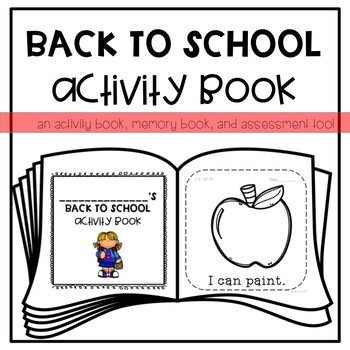 Preview of Back to School Fine Motor Activity *Memory* Book for Special Education