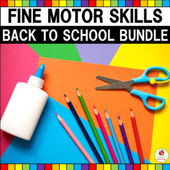 Preview of Back to School Fine Motor Skills Activities Bundle | Scissor Skills