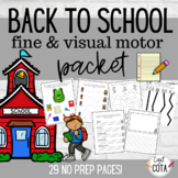 #othalfoffsale Back to School Fine and Visual Motor Packet