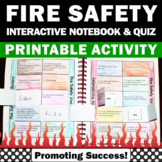 Fire Safety Week October Craftivity Fall Vocabulary Words 