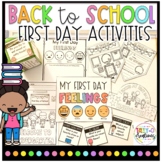 Back to School First Day Activities | All About Me and More!