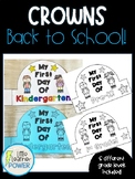 Back to School First Day Crowns