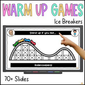 Preview of Back to School First Day Ice Breaker Games Kindergarten 1st  2nd Grade No Prep