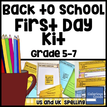 Preview of First Day of School Kit - Back to School