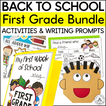 Back to School First Grade Bundle by First Grade Schoolhouse | TpT