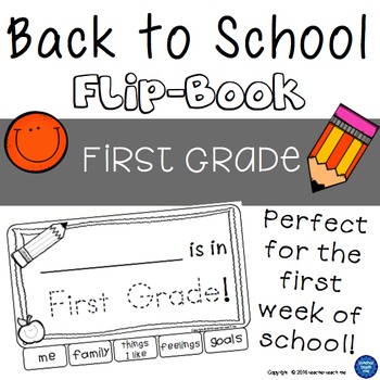 Back to School Flip Books for Kindergarten and First Grade by Star