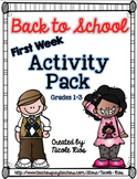 Back to School : First Week Activity Pack