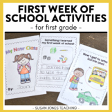 First Week of School Activities for First Grade