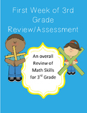 Back to School First Week of 3rd Grade Review/Assessment