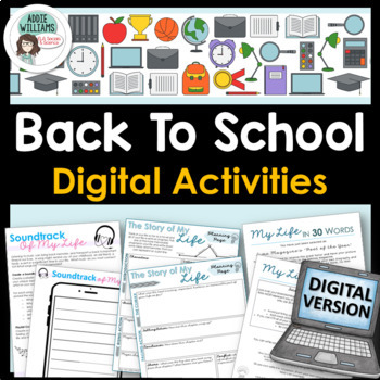 Preview of Back to School / First Week of School Activities - Digital Bundle