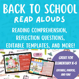 Back to School | First Week of School Read Alouds | Readin