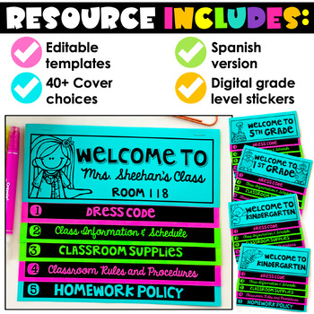 Back-to-School - New Student Flip Book Template