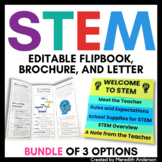 Back to School Flipbook, Brochure, and Letter for STEM