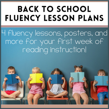 Preview of Back to School Fluency Lessons with EARS Posters