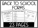 Back to School Forms