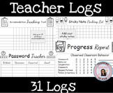 Back to School Forms & Logs EDITABLE- Restroom, Gradebook,
