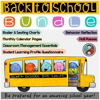 Preview of Back to School Bundle  - Ideal for Middle School