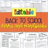 Back to School Forms and Handbook for Special Education Cl