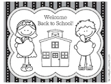 FREE Back To School Coloring Page Preschool Kindergarten 1