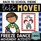 Back to School Freeze Dance (With GIFS) - {Music and Non-M