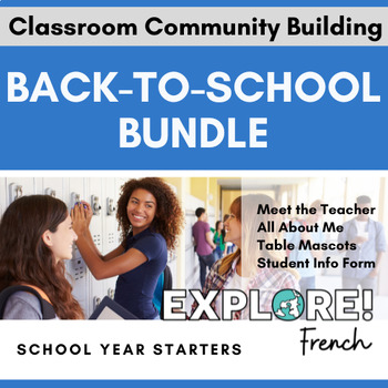 Preview of Back to School French Bundle