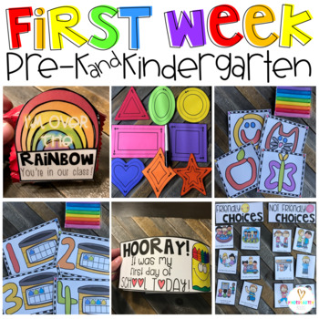 First Day Of Preschool Lesson Plans Back To School Activities For A Week