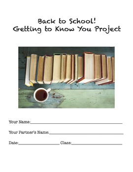 Preview of Back to School Full Week Activity -- Oral Presentation and Writing Sample