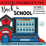 Back to School Fun Grammar Digital Resource Grammar