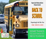 BACK TO SCHOOL Guide, Forms & Social Narrative * SPECIAL E