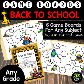 Back to School {Game Boards}