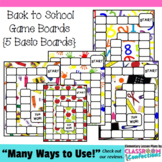 Back to School Game Boards