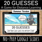 Back to School Game | Digital Beginning of the Year Activities