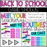Back to School Game Show Bundle | All About My Teacher | R