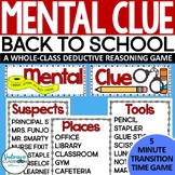 Back to School Game | Whole Group Transition Time Activity