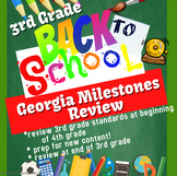 Back to School Georgia Milestones Review / Practice, 3rd G