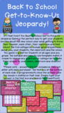 Back-to-School Get-To-Know You Interactive Jeopardy!
