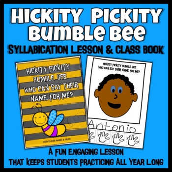 Preview of Back to School / Get--To-Know-You / Syllabication Lesson & Hickety Pickety Class