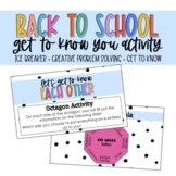 Back to School: Get to Know You Activity