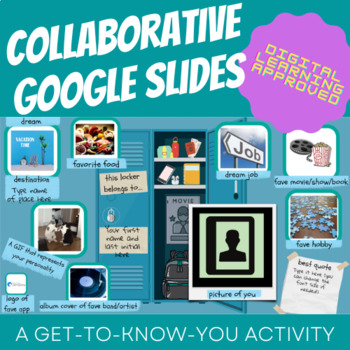 Preview of Back to School Get-to-Know-You Collaborative Digital Activity