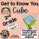 Back to School | Get to Know You Cube | 2nd Grade