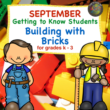 Preview of Getting to Know Students Through Building Bricks  STEM Challenges