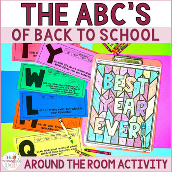 Preview of Back to School Getting to Know You Around the Room Activity