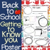 Back to School Getting to Know You Poster