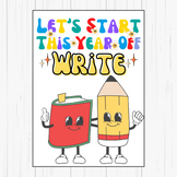 Back to School Gift Tag for Students - Let's Start This Ye