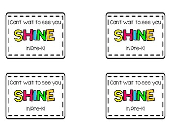 End of Year Gift Bag Tags, 4th Grade Resource