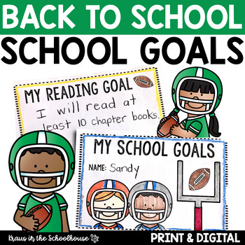Preview of Back to School Goal Setting Activities using SMART Goals