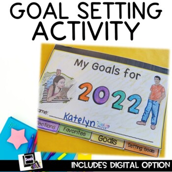 Preview of New Year 2024 Goal Setting Activity