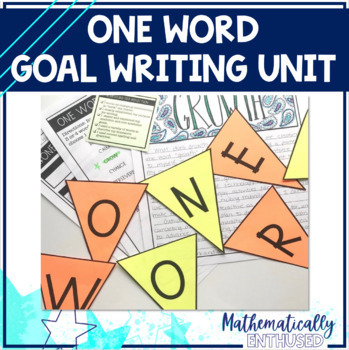Preview of Back-to-School Goal Setting Writing Activity