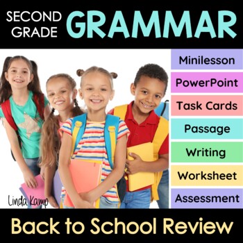 Preview of Back to School Grammar Review | 2nd Grade Grammar Activities