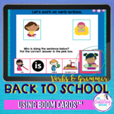 Back to School Grammar and Vocabulary BOOM Cards™